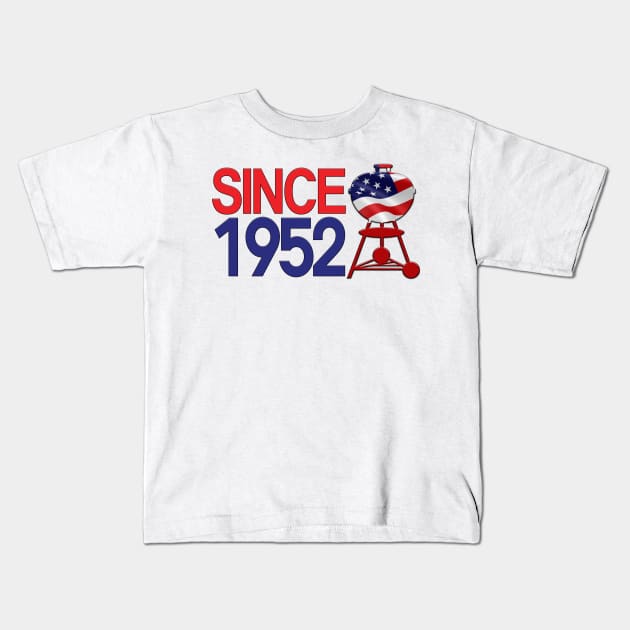 Grill Giants Since1952 USA Front Print Kids T-Shirt by Grill Giants